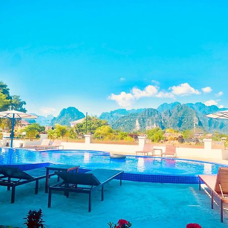 Garden Resort Vang Vieng Dış mekan fotoğraf