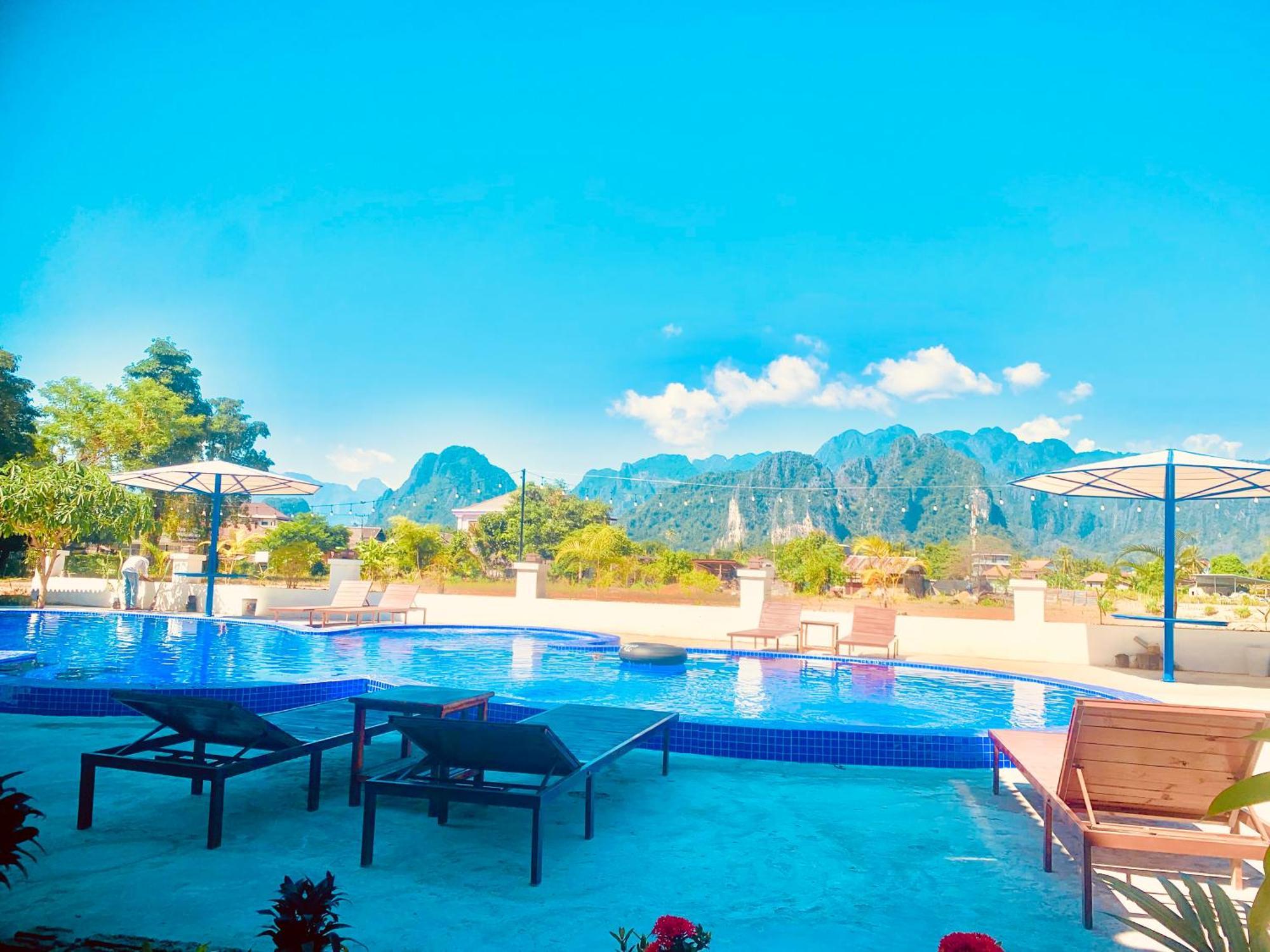Garden Resort Vang Vieng Dış mekan fotoğraf